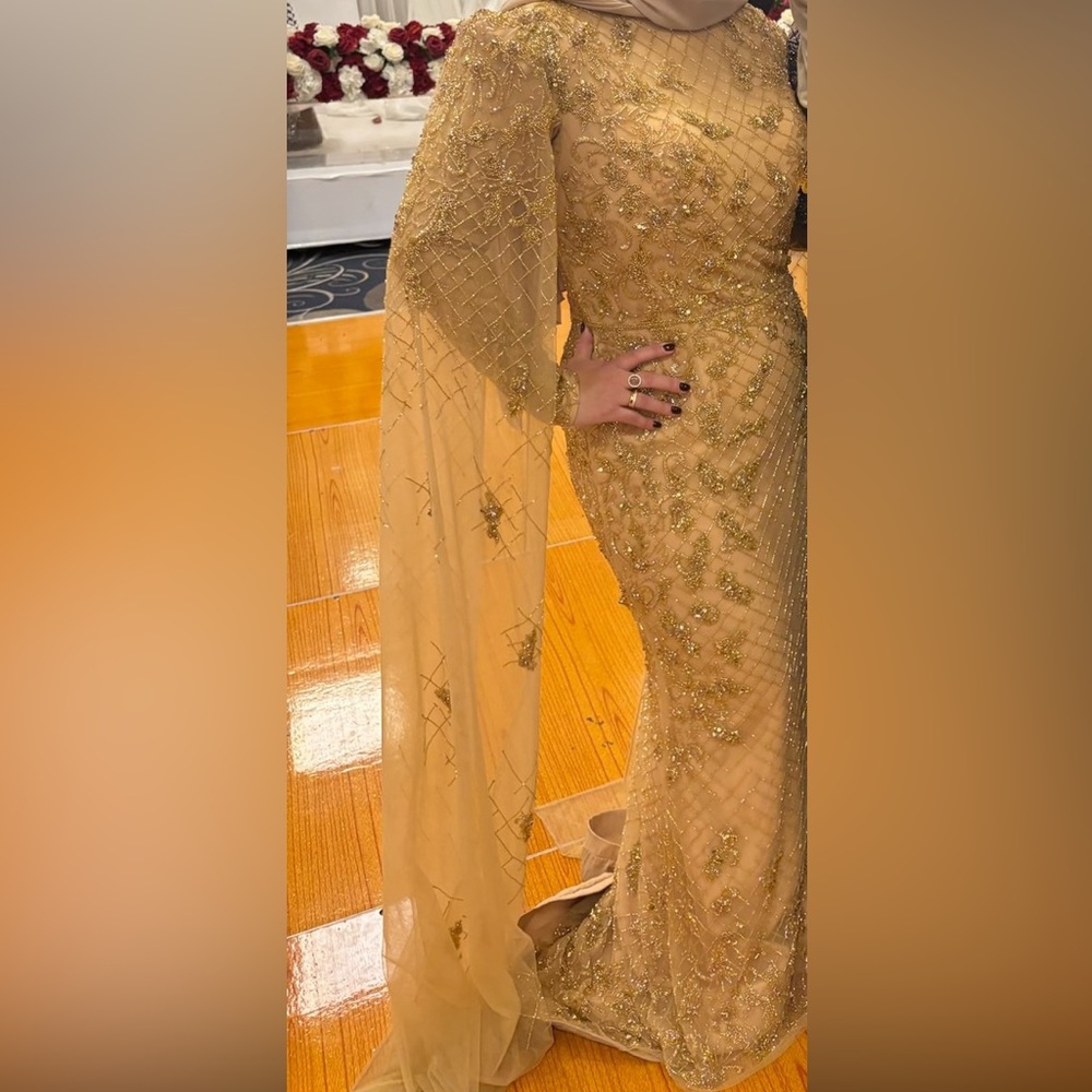 Gold Beaded dress